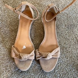 J Crew Nude Sandals